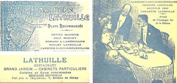 ancienne photo du Père Lathuile, Batignolles