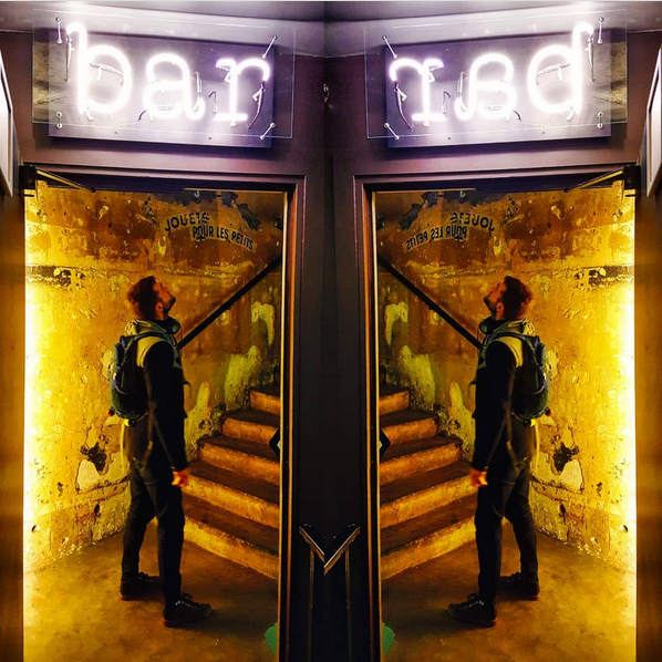 Entrée du speakeasy au Cinéma des Cinéastes Paris